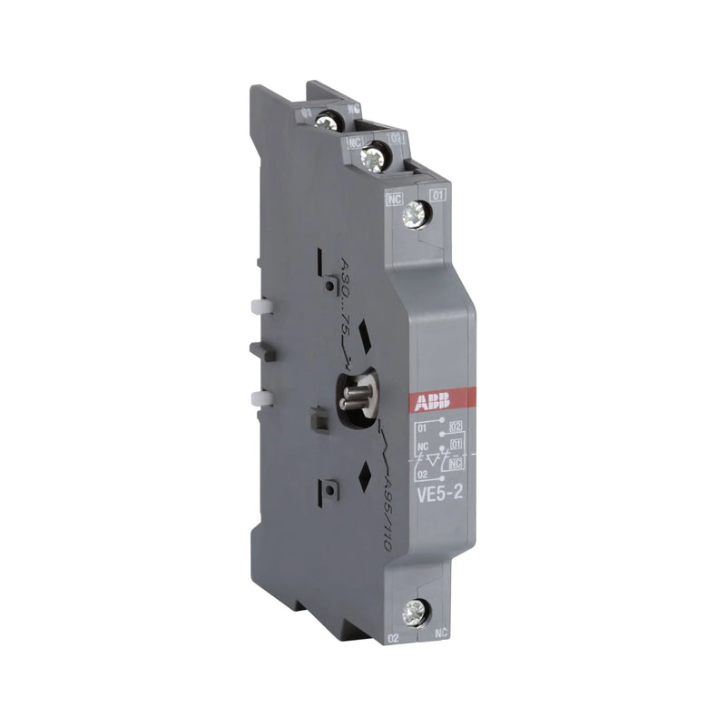 ABB VE5-2 terminal shroud for 5 modules, snap-on protection cover for miniature circuit breaker terminals.