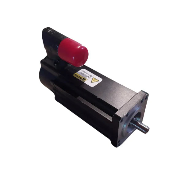 servo motor, 480V AC, 0.46 Nm torque, 6750 RPM, multi-turn encoder, keyless shaft.