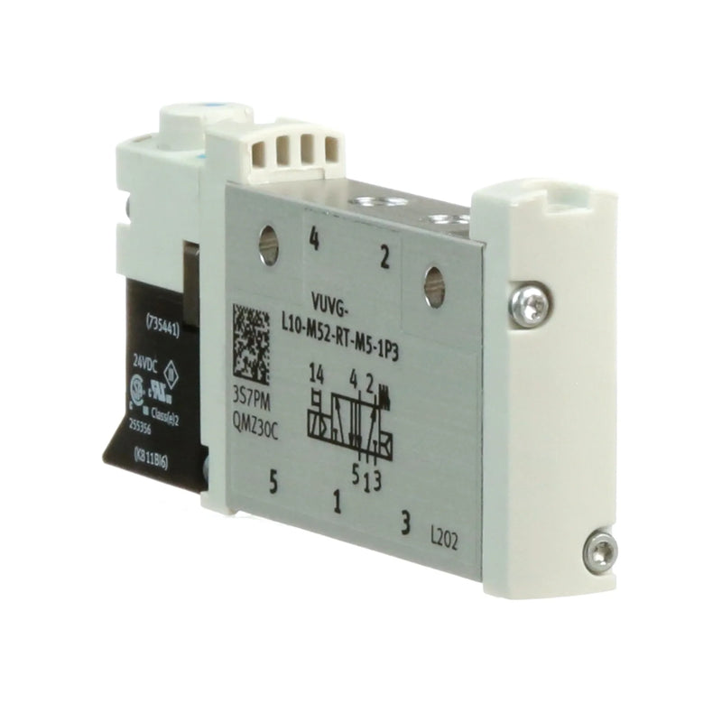 VUVG-L10-M52-RT-M5-1P3 | Compact 5/2-Way Pneumatic Solenoid Valve
