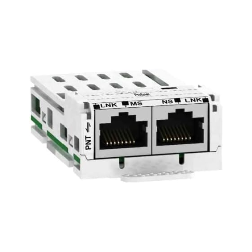 Schneider Electric VW3A3627 Profinet communication module with dual RJ45 ports for Altivar drives