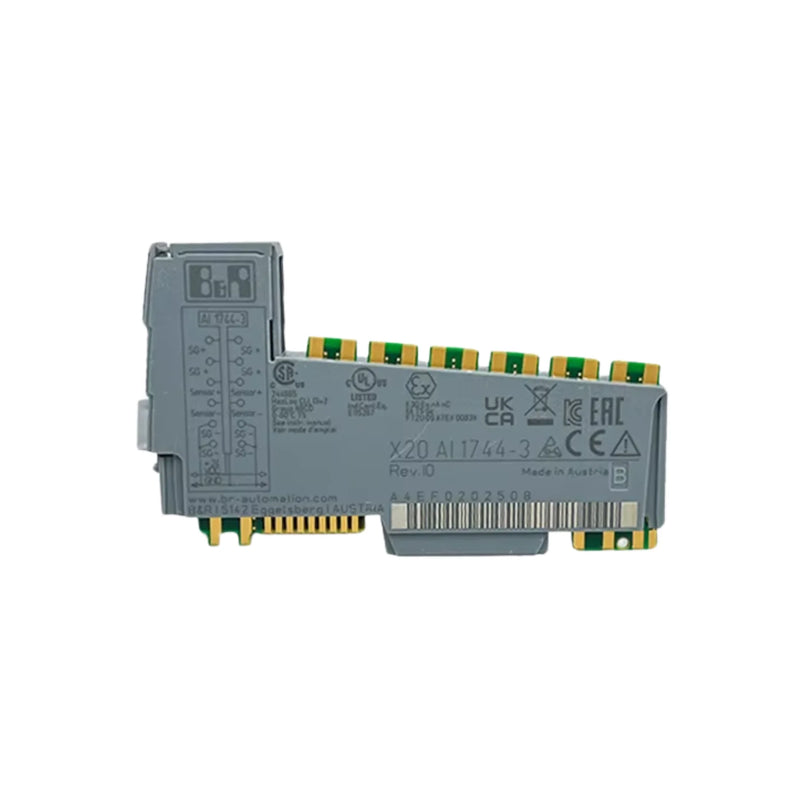 B&R X20AI1744-3 analog input module, 4-channel, 16-bit, X20 Series