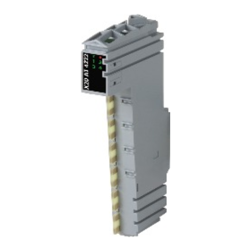 B&R X20AT4222 2-channel RTD temperature input module, 16-bit, DIN-rail mount

