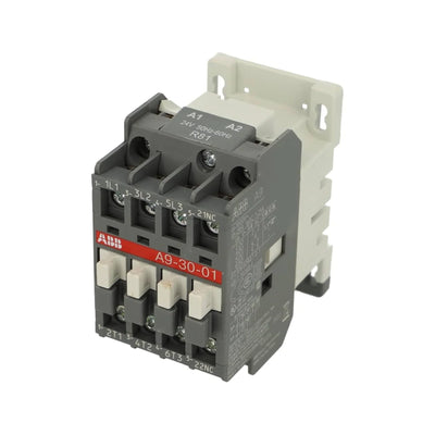 ABB A9-30-01 | 3-Pole Contactor, 9A, 100-250V AC/DC Coil