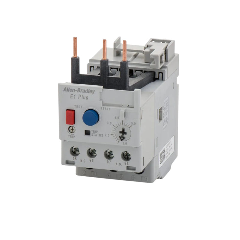 Allen-Bradley 193-EECB electronic overload relay, 30–90A, Class 10/20, DIN or panel mount, E1 Plus series