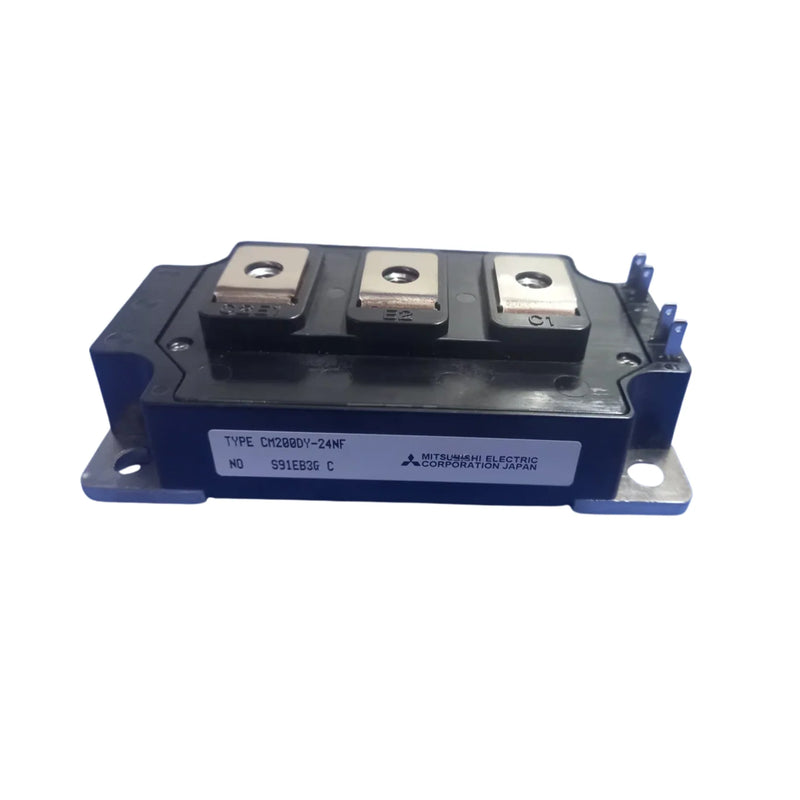 Mitsubishi CM200DY-24NF IGBT module with 200 A and 1200 V, dual transistor and chassis mount design