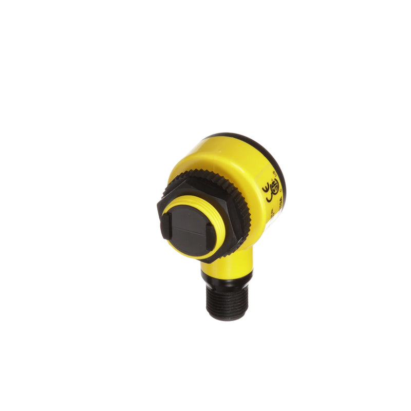 T18SN6FF100Q sensor, 100 mm range, NPN output, 10–30 V DC, durable with M12 QD connector.